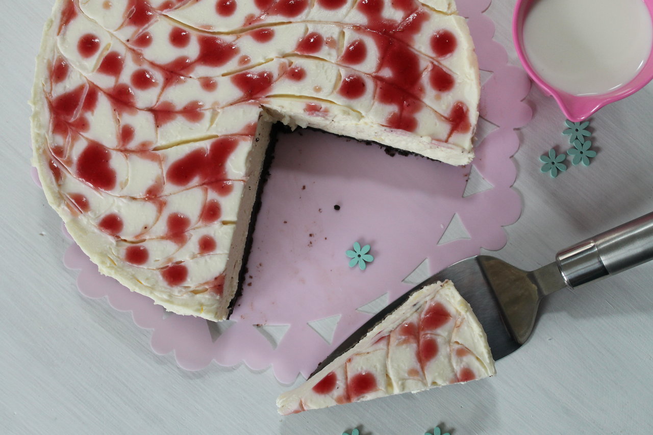 LECKER Himbeer Mascarpone Torte Mit Oreo Boden Cuplovecake