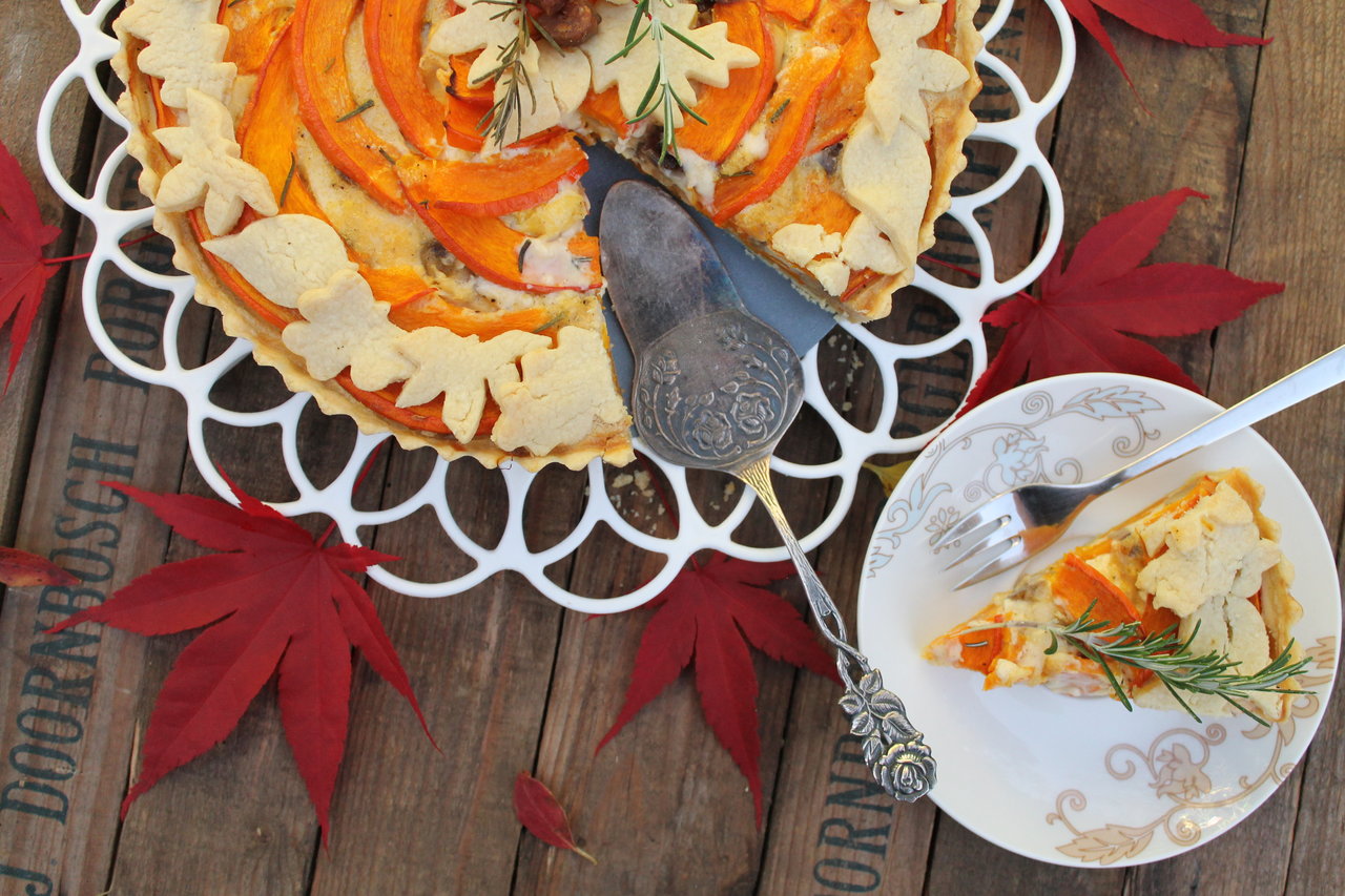 Glück aus dem Ofen: Kürbis-Maronen-Quiche | cuplovecake