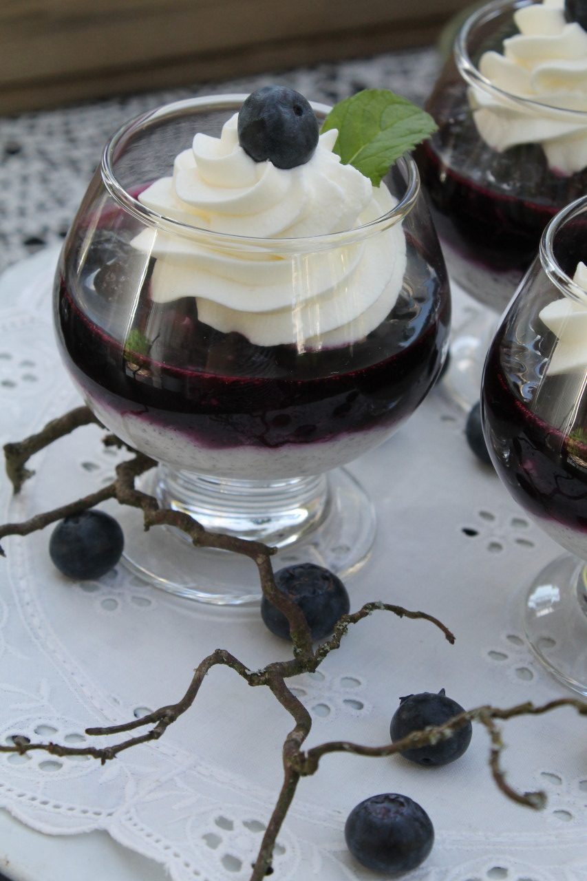 Blaubeer-Mascarpone-Oreo Dessert | cuplovecake